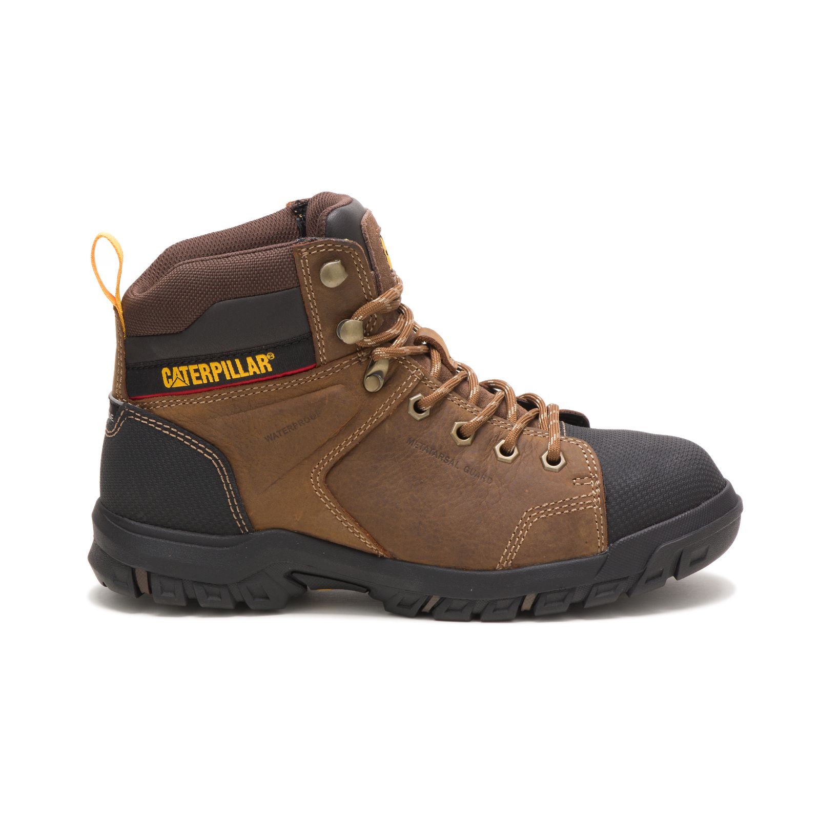 Caterpillar Boots South Africa - Cat Women's Wellspring Waterproof Metatarsal Guard Steel Toe Work Boots Brown MI0237541